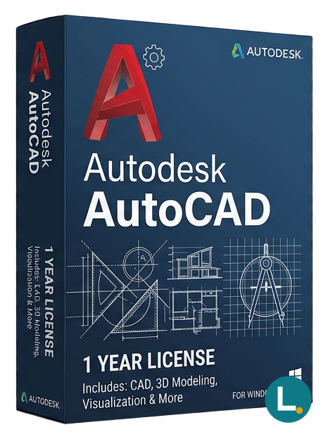 Microsoft AutoCAD 1 users 3 year